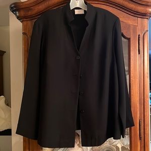 Liz Claiborne Woman long sleeve, V-neck blouse.